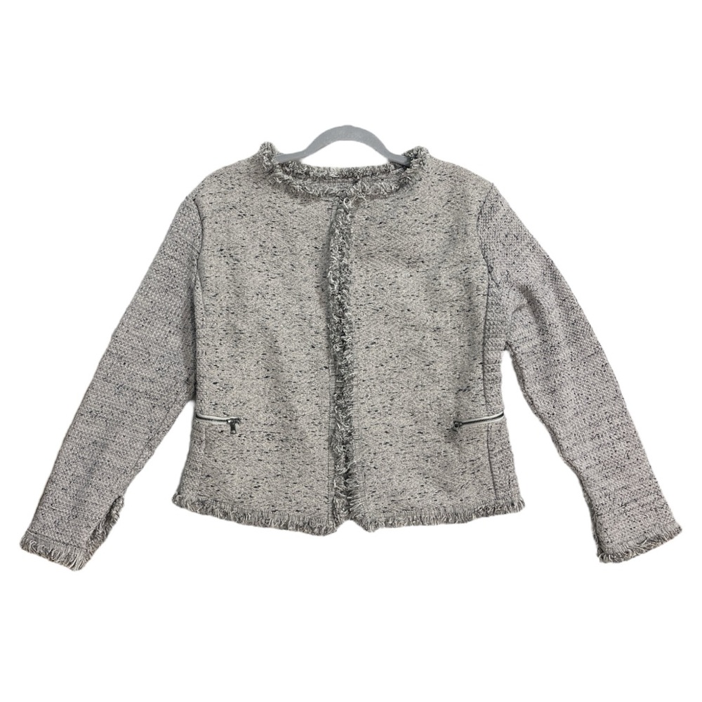 NIC+ZOE Kids Textured Gray Blazer